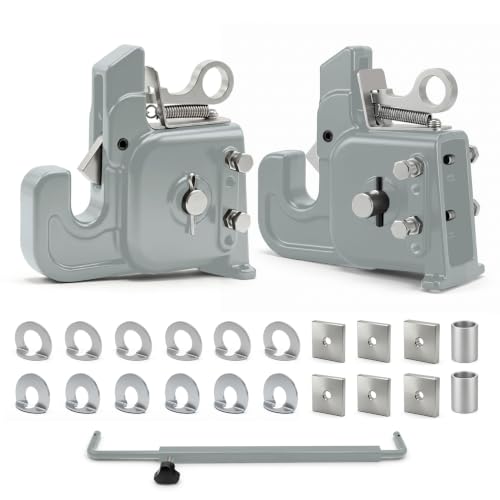 2026 Upgraded Cat 1&2 Tractor Easy Change Quick Hitch System, 3-Point Hitch - color: Gray