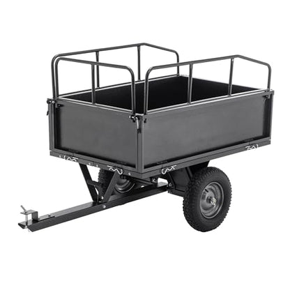 600LBS Steel Dump Cart, 17Cu.Ft.