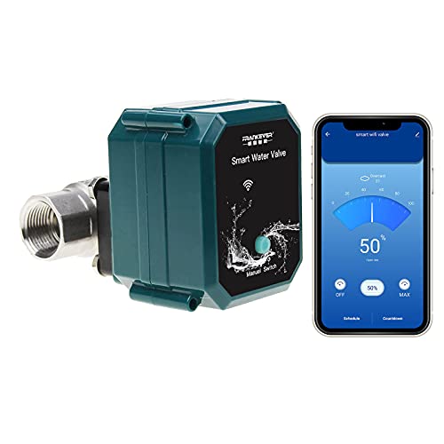 FRANKEVER DN25 Smart Water Valve WiFi Remote Control Faucet Timer 1" Hose - color: DN25