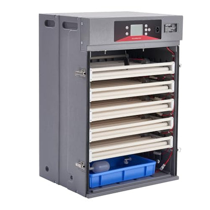 VEVOR 400 Egg Incubator, Poultry Incubator Cabinet with Automatic Eggs Turning, Temperature & Humidity Control, Heating & Cooling Egg Hatcher, Commercial Incubators for Hatching Chicks Ducks Goose - size: 400 Eggs