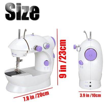 Kucehiup Mini Sewing Machine, Portable Sewing Machine for Beginners
