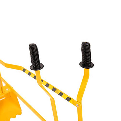 Fat Brain Toys Crane Digger - Metal Sandbox Excavator with Seat for Ages 3+