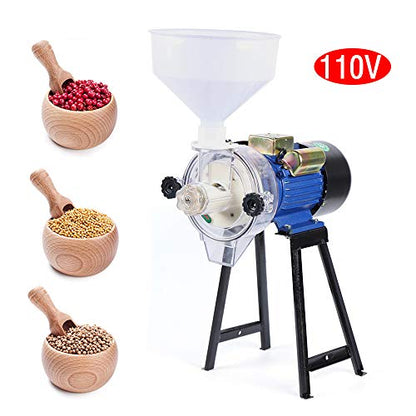 Electric Grinder Mill Grain Corn 3000W Wheat Feed/Flour Wet Cereal Machine NEW