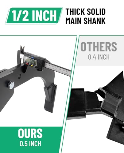 Upgraded Hitch Mounted Ripper, 16" Ripper Shank w/Adjustable Holes