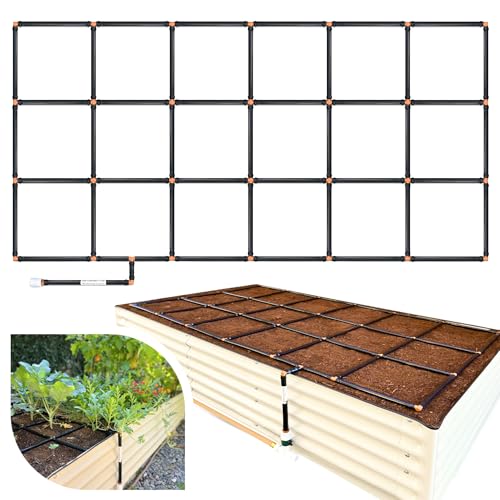 Garden Grid 3x6 | Raised Bed Watering System | Prebuilt Irrigation - size: 3x6, style: Standard