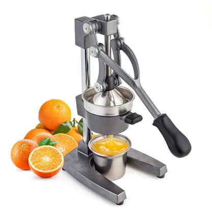 Manual Cast Iron Juicer, Gray Lemon Citrus Squeezer - color: Gray