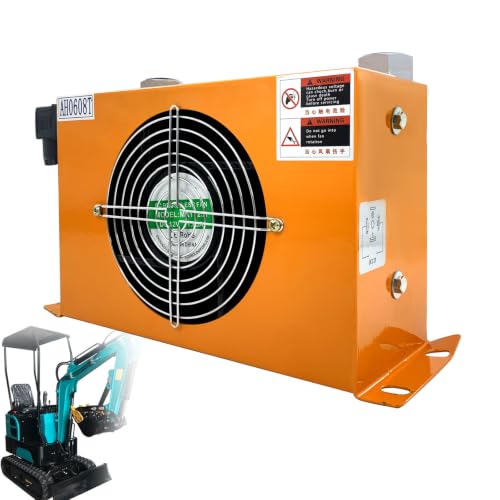 Hydraulic Air Cooler AH0608T-CA DC 12V 48W 60L/min For 1-2 Ton Excavator