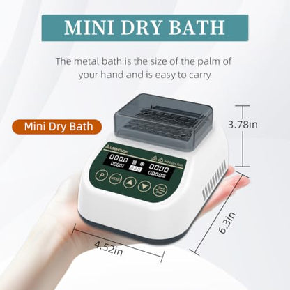 MDB100 Mini Dry Bath Incubator Heater, 0.2ml×40, Programmable - size: 0.2