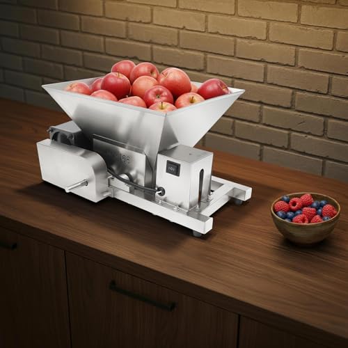 Electric Fruit and Bread Crusher, 4L Stainless Steel Grinding Machine