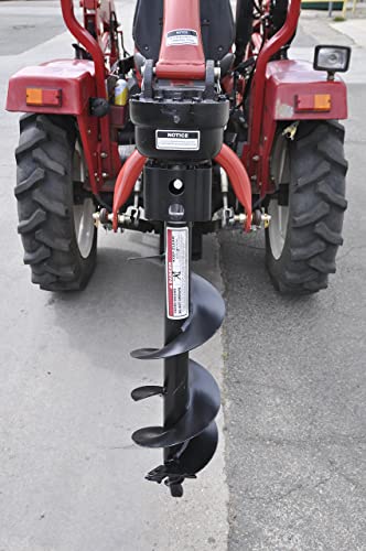 Pole-Star 400 3-Point Tractor Post Hole Digger for Compact/Sub-Compact/Cat 0 Tractors with 6" 9" & 12" Augers.