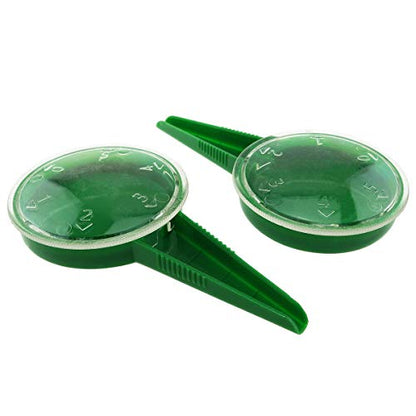 E-outstanding 2PCS Seed Dispenser Garden Plant Adjustable Seeder Sower Planter Hand Seeder Tool Green