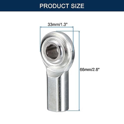CF8 Rod End Bearing Heim Joints, 1/2 x 1/2-20 Right Hand Female Thread Heim Joint with Jam Nuts 2pcs - size: 1/2"