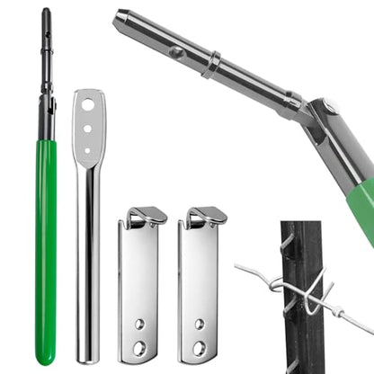 1 Set (4 Pcs) Fence Wire Twister, for Securing T/U/Y/Round-Posts Clips - style: 1 Set