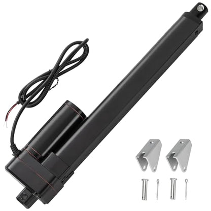 JQDML 8 Inch Stroke Linear Actuator 12V 440 lbs Heavy Duty IP65 Waterproof - size: 8"
