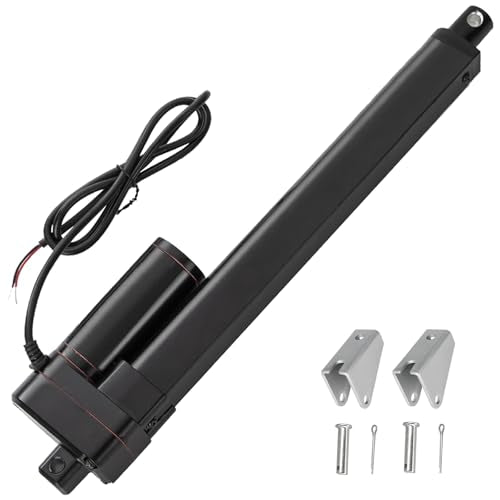 JQDML 8 Inch Stroke Linear Actuator 12V 440 lbs Heavy Duty IP65 Waterproof - size: 8"