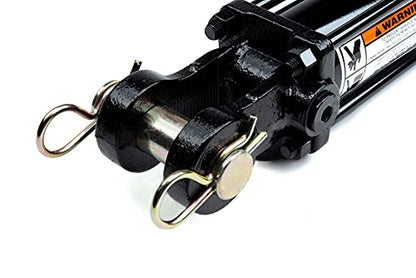Chief TC3 3000 PSI Tie-Rod Cylinder for Double Acting 3'' Bore x 20'' Stroke - 1.5 Rod Dia #8 SAE Port Retracted 30.25" and Extended Length 50.25" and 1 Pin Dia