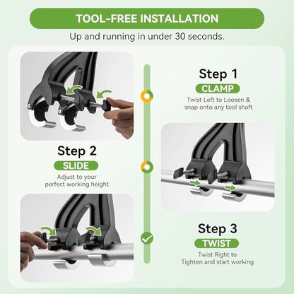 Back Saver Handle for Weed Eater,String Trimmer,Snow Shovel,Rake - size: Trimmer Handle-1 Pack