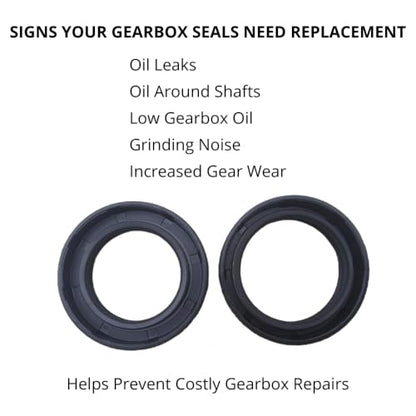 Rotary Cutter Gearbox Seal Set 40HP & 50 HP - Includes 1 Each Input & Output Seals