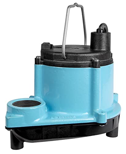 Little Giant 6-CIM-R 115V, 1/3 HP Manual Sump/Utility Pump, 10' Cord - style: Cast Iron, 115V, 10' Cord, Manual