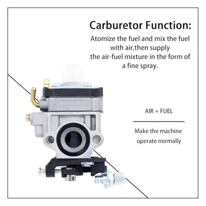 Carburetor for Badger WB26BCI 26cc 2-Cycle Grass Shears