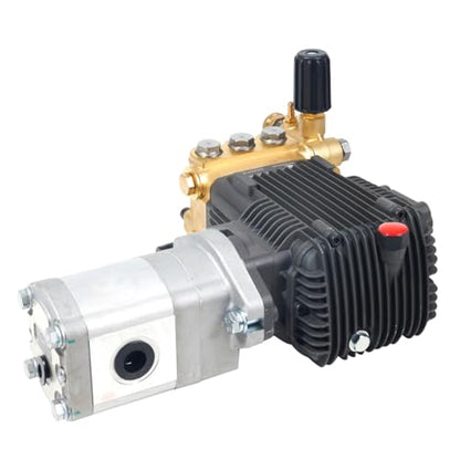 Canpump CE 3030 HY: 3000 psi @ 3 US gpm Pressure Washer Pump Assembly with Hydraulic Motor, External Unloader (Easily Replaceable) - style: Pump & Motor | CE 3030 HY