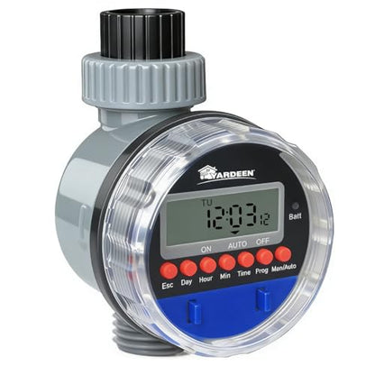 Water Timer Garden Irrigation Controller with 8 Programs for Lawn - style: 1 Outlet Electronic Timer