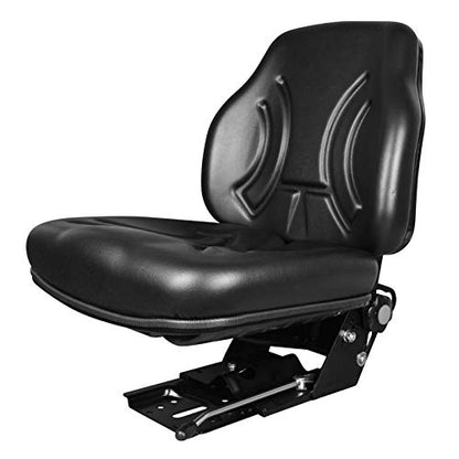 TRAC SEATS Black Suspension Seat for John Deere 5045E 5055E 5065E 5075E Tractor