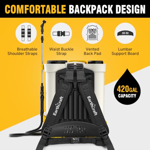 4.2 Gal Backpack Sprayer for DeWalt 20V Battery (Tool Only) - size: 4.2GAL