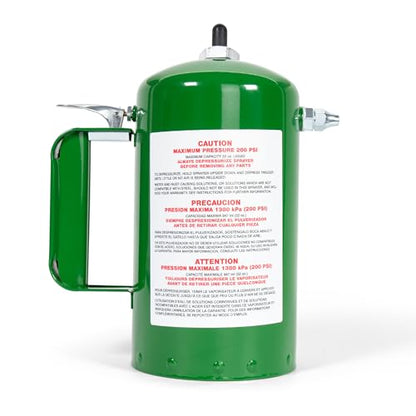 Sure Shot A1000G 32 oz Refillable Pressurized Steel Sprayer Can, Green