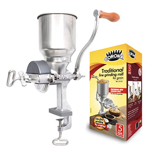 Corona Manual Grain Mill, Molino para Moler Maiz, Cast Iron Grinder
