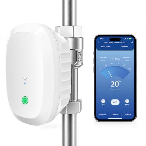 DN25 Smart Water Valve 1 Inch Smart Water Shutoff Valve Management System - color: 1″