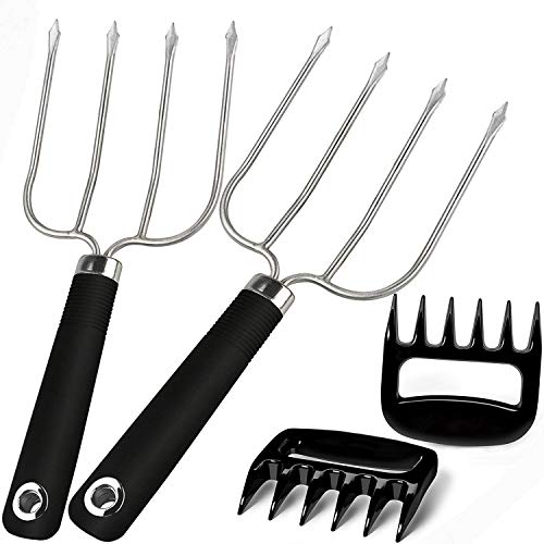 Turkey Lifting Forks & Meat Claws Set, Easily Lift, Transfer Meat & Poultry