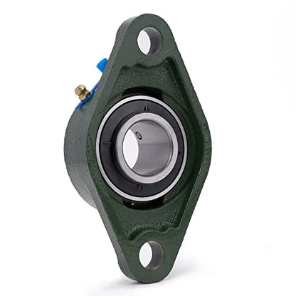 XIKE 2 Pcs UCFL206 Bore 30 mm Pillow Block Flange Mounted Ball Bearings. - size: UCFL206 Bore 30 mm