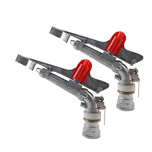 2" Agriculture Farm Irrigation Sprinkler 360° Rotary Pack of 2 - size: 2 Inch 2PCS