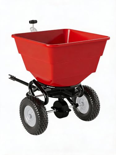 Heavy Duty 130 lbs Tow-Behind Broadcast Spreader