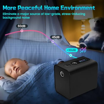 Whole House Water Pressure Booster Pump, 3/4 HP 220V AC Permanent Magnet Motor, Self-Priming Smart Pump for Home, Apartment, Shower, Garden Irrigation, Shallow Well, RV