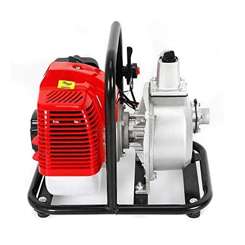 1.7HP 2-Stroke 43CC 35GPM Gasoline Powered Semi-trash Water Transfer Pump - color: 1.7hp 2-stroke
