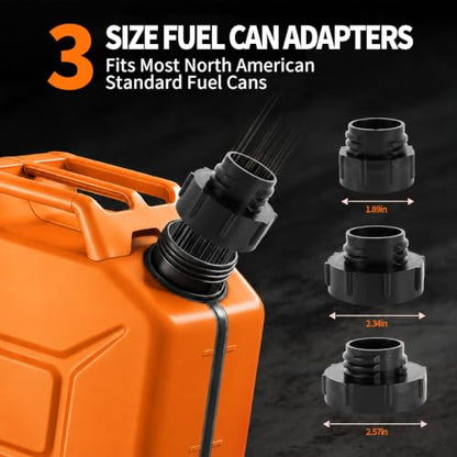 Cordless Fuel Transfer Pump, 3.2 GPM Portable Fuel Pump Supports Dewalt 20V