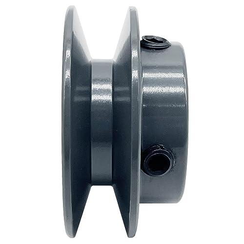AK22-5/8 v Belt Pulleys, 2.2 inch OD, 5/8 Inch Bore, Cast Iron Material Motor Pulley, AK Single Groove Pulleys for "4L" or "A" or "3L" Belts - size: 2.2 inch OD, 5/8 Inch Bore, style: 1 Groove