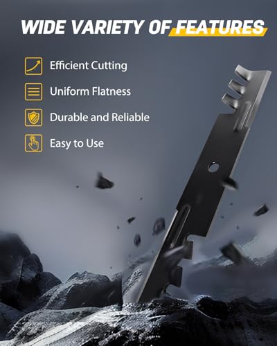 OCPTY 48'' Deck Mower Blades for Bad Boy 038-5350-00, for Hustler 795757