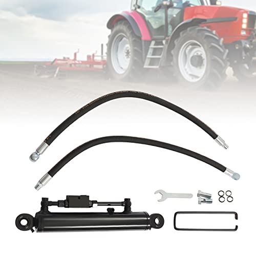 Hydraulic Top Link Cat 2-2 with Locking Block 19 11/16”- 28” with 2 x Hose - size: 2-2, 19 11/16- 28”