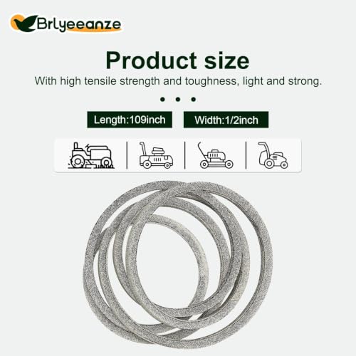 954-04045 Lawn Mower Deck Belt - size: 109"L x 0.5"W