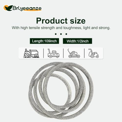 954-04045 Lawn Mower Deck Belt - size: 109"L x 0.5"W