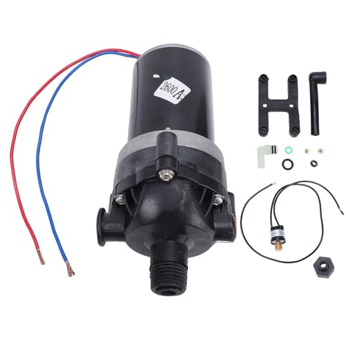 Jeffergarden High Pressure Diaphragm Pump, 3 Cylinder Copper-Wound Motor