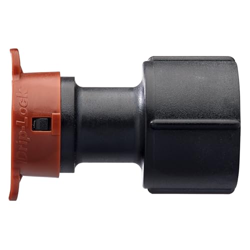 Orbit 67798 30 PSI Drip Irrigation Pressure Regulator Filter 1" MPT 3-in-1 System with Drip-Lock Adapter