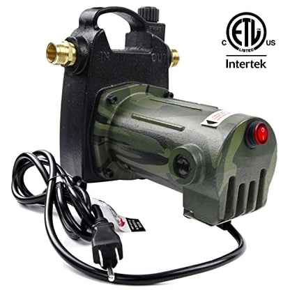 TIGEROAR 120V Water Transfer Pump 1560 GPH Cast Iron 1/2 HP Electric Pump