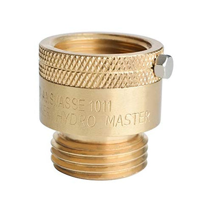 HYDRO MASTER Vacuum Breaker Valve,Hose Bib Backflow Preventer, 3/4 Inch, Brass Finish - size: 3/4 Inch