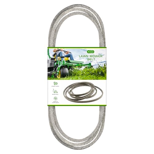 M151277 1/2 x 92.5 Drive Belt for John Deere M122674 x300 x320, for Husqvarna 592855201 584444701 YTH24K48 YTH2348 YTH22V46 LGT2654 LGT2554 Aramid Cord