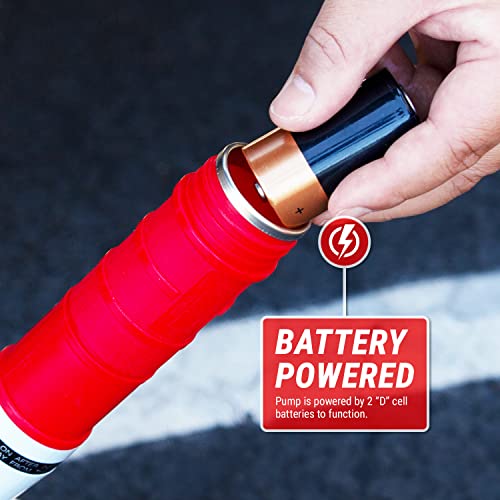 TERA PUMP Portable Fuel Transfer Pump, D Battery Operated - style: Easy Handle Pump (D)