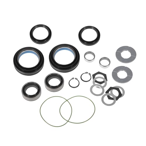 Outer Axle Dust Seal & Inner Tube Seal & Needle Bearing & Snap Ring & Thrust Washer Seals Kit Fit For Ford Super Duty Excursion F250 F350 F450 With Dana 50 60 Front Axle 1998-2004 - size: 20 PCS Seals Kit For Ford F250 F350 (1998-2004)